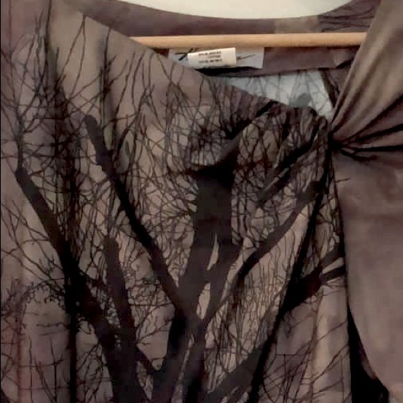 Huis Clos Dress Hand Painted Loose Fit Short Sleeve Baggy Slouchy Artistic 6 - Picture 8 of 8